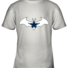 We Are The Dallas Cowboys Batman NFL Mashup Youth T-Shirt –