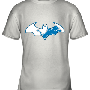 We Are The Detroit Lions Batman NFL Mashup Youth T-Shirt –