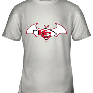 We Are The Kansas City Chiefs Batman NFL Mashup Youth T Shirt