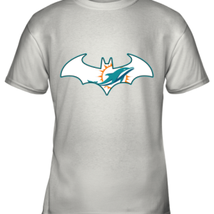 We Are The Miami Dolphins Batman NFL Mashup Youth T-Shirt –