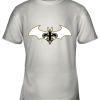 We Are The New Orleans Saints Batman NFL Mashup Youth T-Shirt –