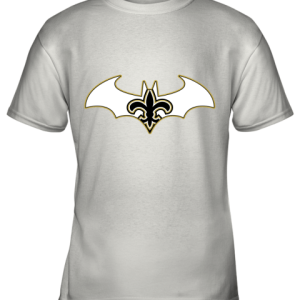 We Are The New Orleans Saints Batman NFL Mashup Youth T-Shirt –
