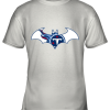 We Are The Tennessee Titans Batman NFL Mashup Youth T-Shirt –