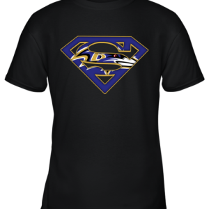 We Are Undefeatable The Baltimore Ravens x Superman NFL Youth T-Shirt –