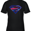 We Are Undefeatable The Buffalo Bills x Superman NFL Youth T-Shirt –