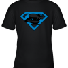 We Are Undefeatable The Carolina Panthers x Superman NFL Youth T-Shirt –