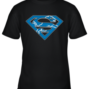 We Are Undefeatable The Detroit Lions x Superman NFL Youth T-Shirt –