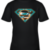 We Are Undefeatable The Miami Dolphins x Superman NFL Youth T-Shirt –
