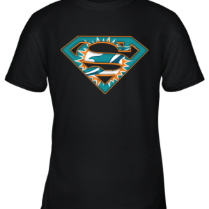 We Are Undefeatable The Miami Dolphins x Superman NFL Youth T-Shirt –