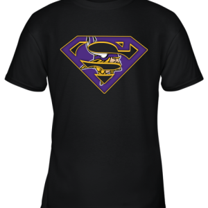 We Are Undefeatable The Minnesota Vikings x Superman NFL Youth T-Shirt –