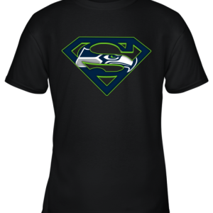 We Are Undefeatable The Seattle Seahawks x Superman NFL Youth T-Shirt –