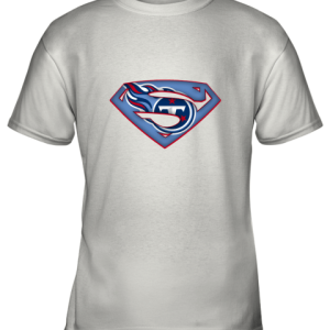 We Are Undefeatable The Tennessee Titans x Superman NFL Youth T-Shirt –