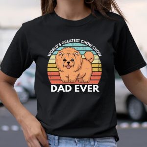 Worlds Greatest Chow Chow Dad Ever Cute Chow Chow Dog Dad T Shirt Itees Global 2