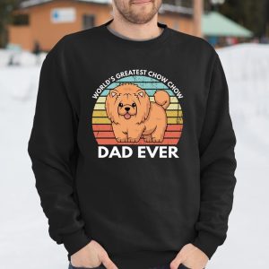 Worlds Greatest Chow Chow Dad Ever Cute Chow Chow Dog Dad T Shirt Itees Global 3