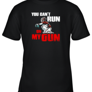 You Cant Run On My Gun Shirt Baseball Youth T-Shirt –