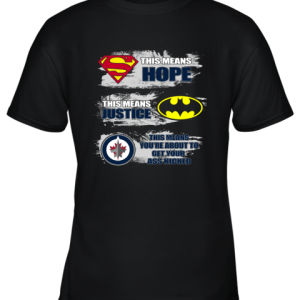 You’re About To Get Your Ass Kicked Winnipeg Jets Youth T-Shirt –