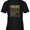 Zodiac Aquarius Facts Awesome Zodiac Sign Daily Value Youth T-Shirt –