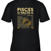Zodiac Pisces Facts Awesome Zodiac Sign Daily Value Youth T-Shirt –