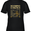 Zodiac Scorpio Facts Awesome Zodiac Sign Daily Value Youth T-Shirt –