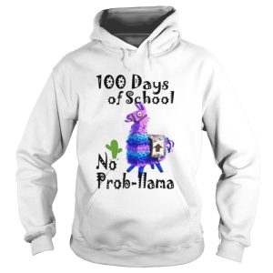 100 days of school no Prob llama shirt 1