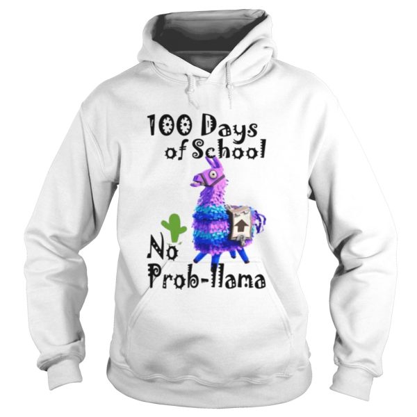 100 days of school no Prob-llama shirt