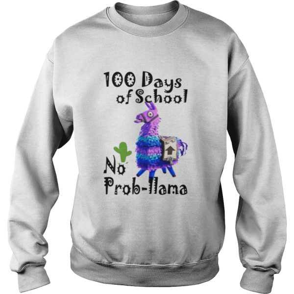 100 days of school no Prob-llama shirt