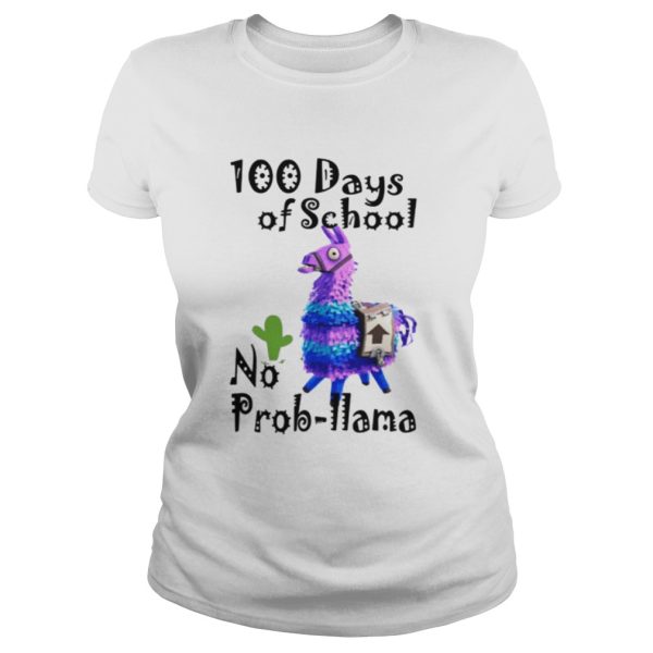 100 days of school no Prob-llama shirt