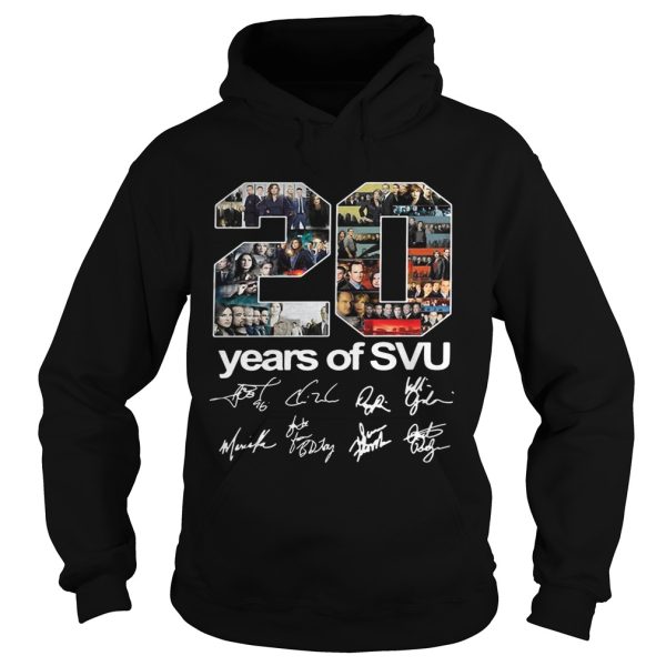 20 years of SVU Law and Order all signatures shirt