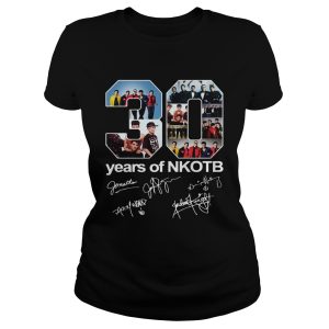30 Years Of NKOTB Signatures Shirt 1