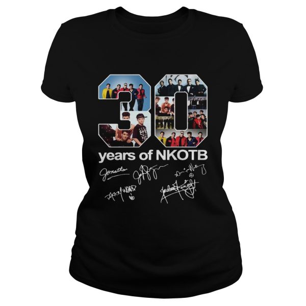 30 Years Of NKOTB Signatures Shirt