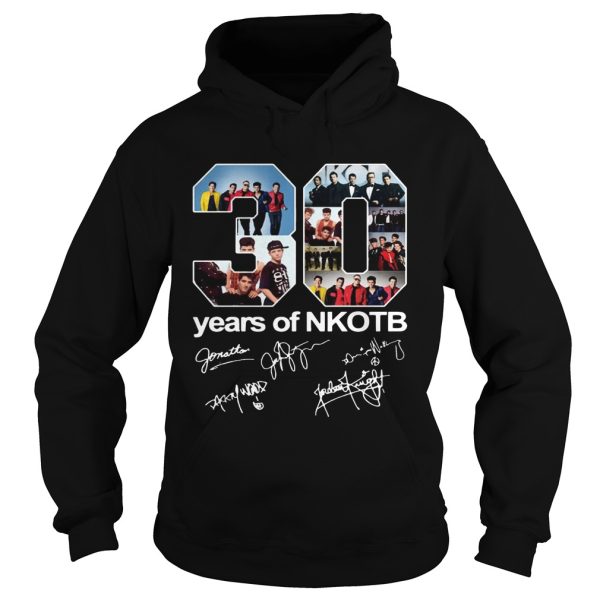 30 Years Of NKOTB Signatures Shirt