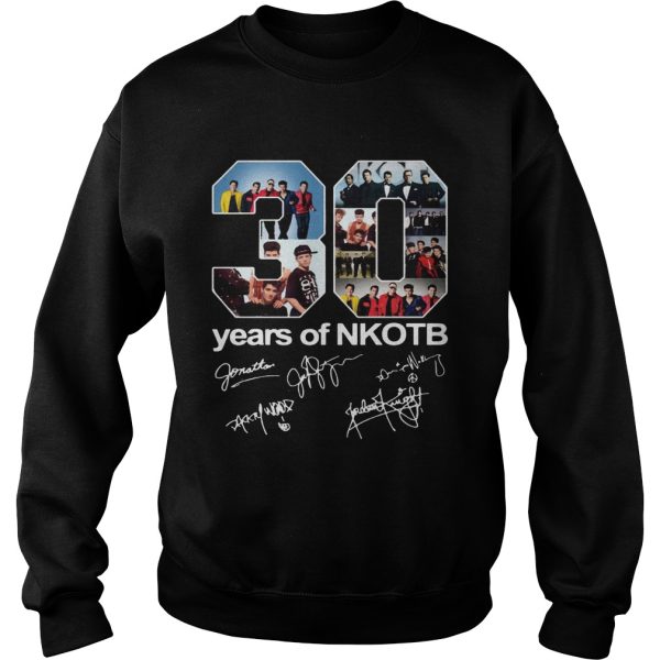 30 Years Of NKOTB Signatures Shirt