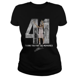41 Dirk Nowitzki thank you for the memories shirt 1