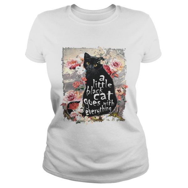 A little back cat goes with everything shirt