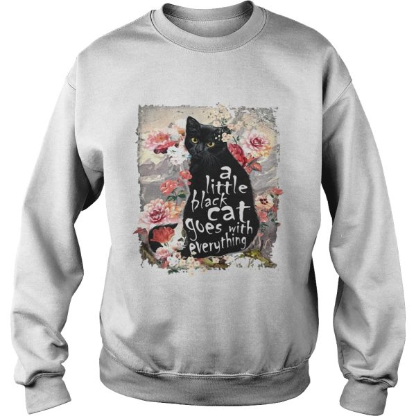 A little back cat goes with everything shirt