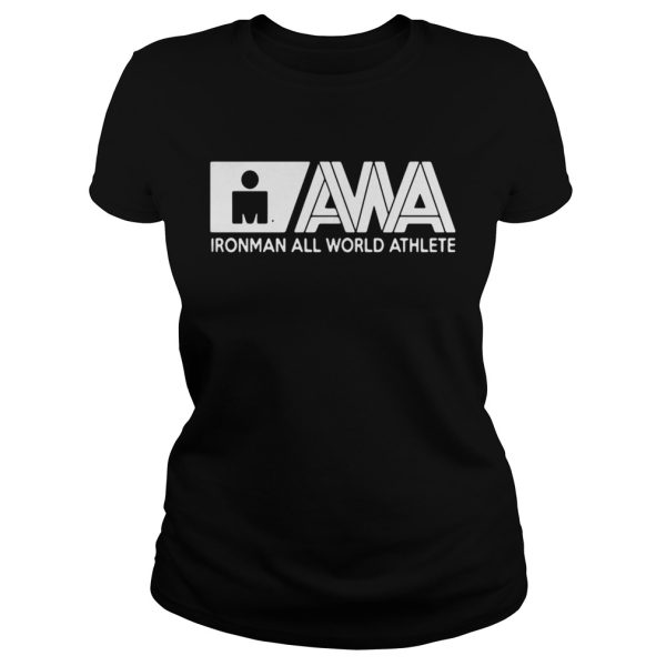 AWA Ironman all world athlete shirt