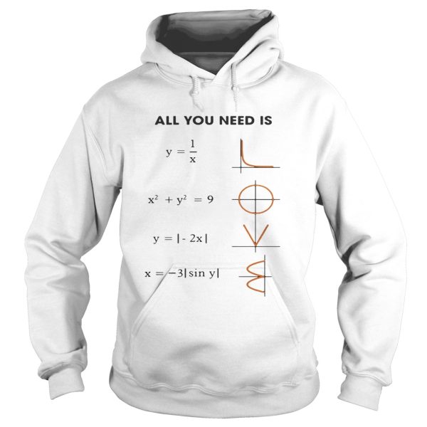 All You Need is Love Math shirt