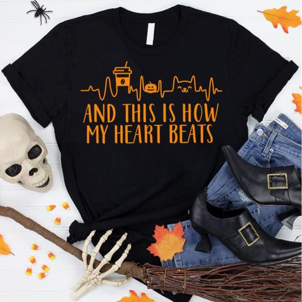 And this is how my heart beats halloween shirt