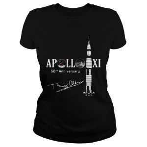 Apollo 11 50th anniversary with Apollo astronaut Buzz Aldrin signature shirt 1