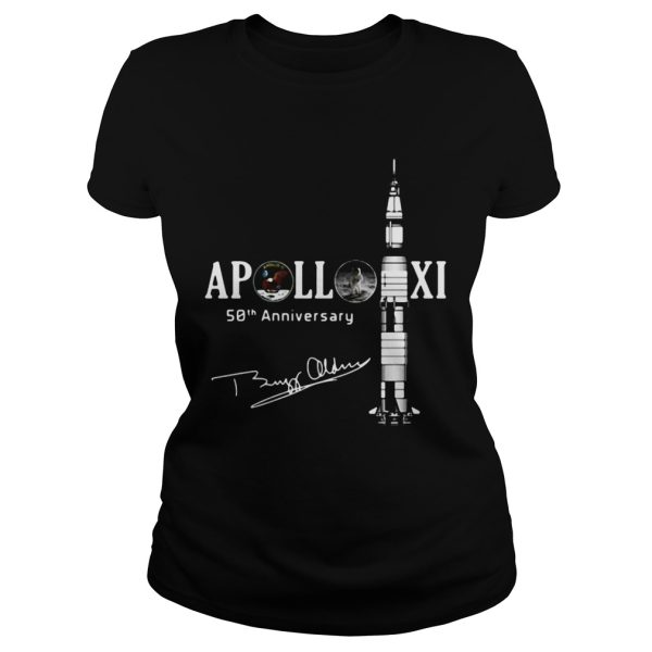 Apollo 11 50th anniversary with Apollo astronaut Buzz Aldrin signature shirt