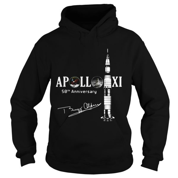 Apollo 11 50th anniversary with Apollo astronaut Buzz Aldrin signature shirt