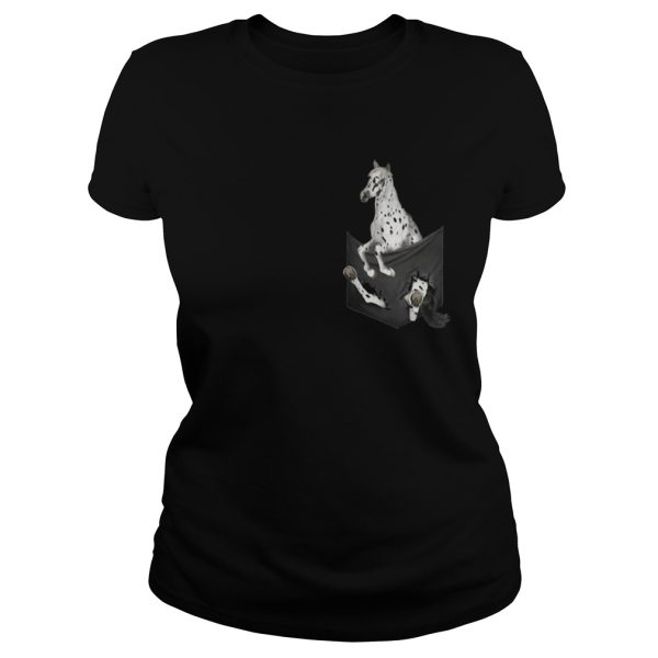 Appaloosa Horse in pocket shirt