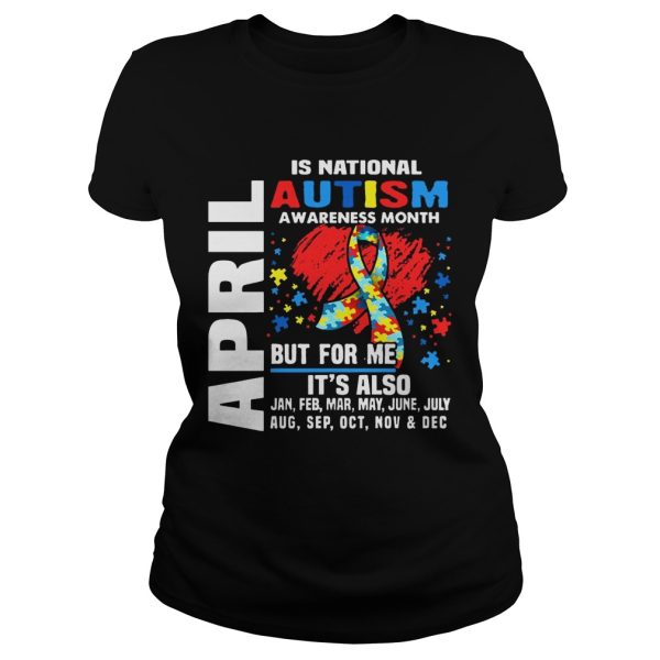 April Is National Autism Awareness Month T-shirt