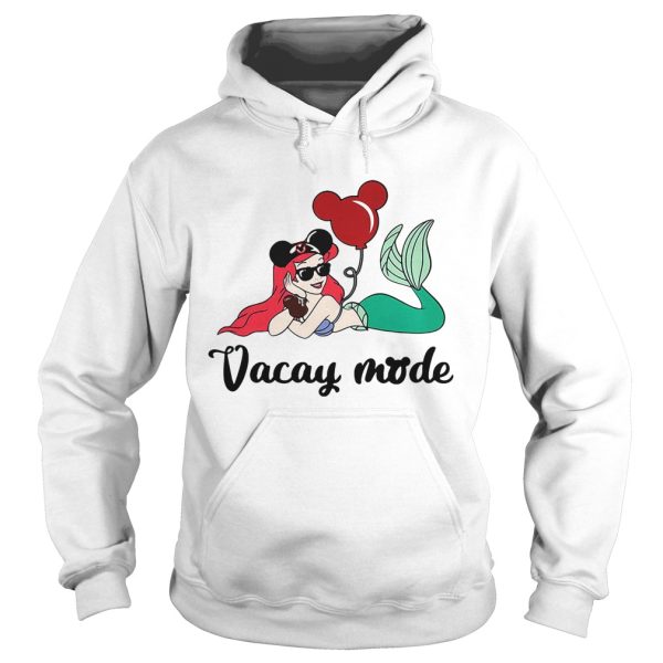 Ariel The Little Mermaid loves Mickey Mouse vacay mode shirt