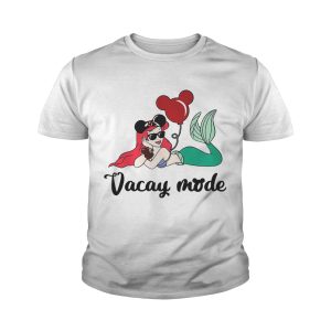 Ariel The Little Mermaid loves Mickey Mouse vacay mode shirt 4