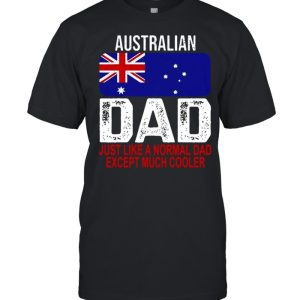 Australian Dad Australia Flag Design For Father’s Day T-shirt