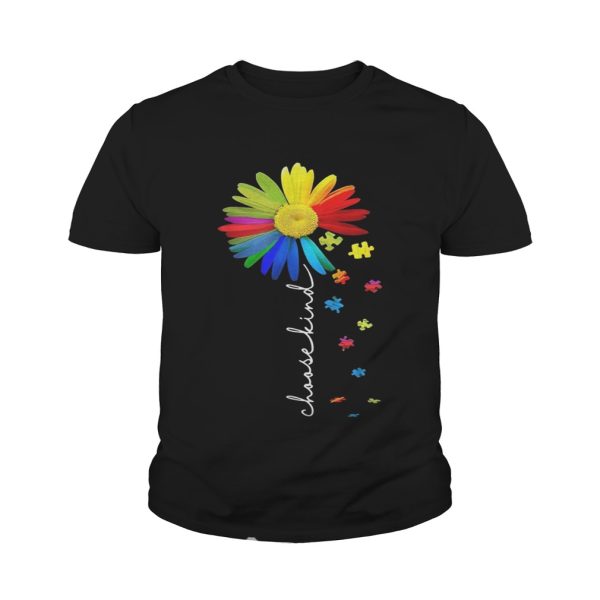 Autism Awareness Sunflower choose kind shirt