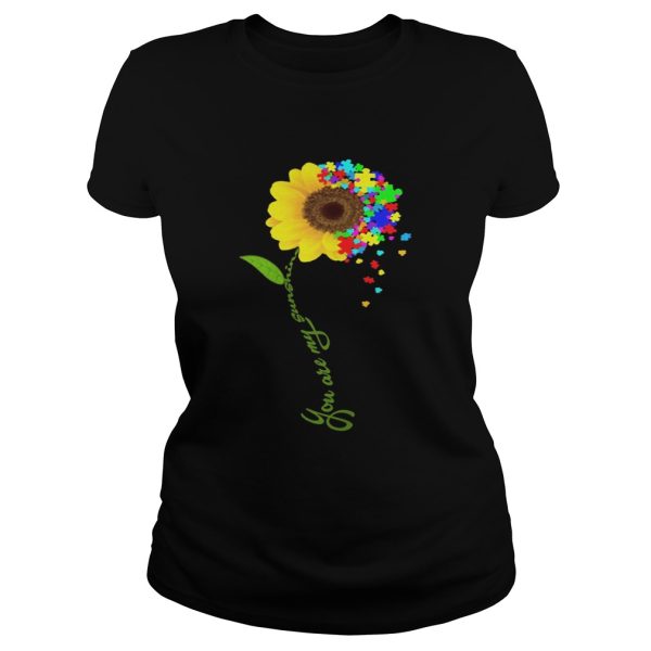 Autism Awareness Sunflower you are my sunshine shirt