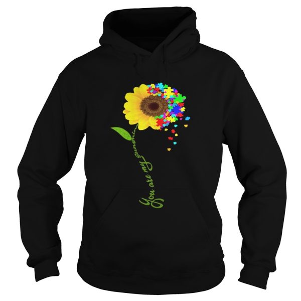 Autism Awareness Sunflower you are my sunshine shirt