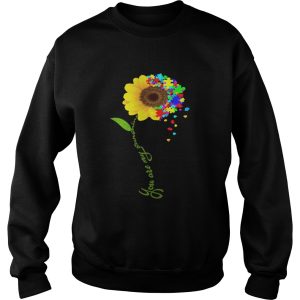 Autism Awareness Sunflower you are my sunshine shirt 3